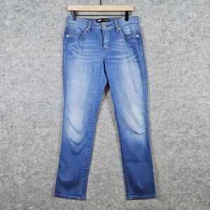 Levi Strauss Flatters & Flaunts Women's Skinny Leg 29x32 ACTUAL 30x30 Blue Jeans